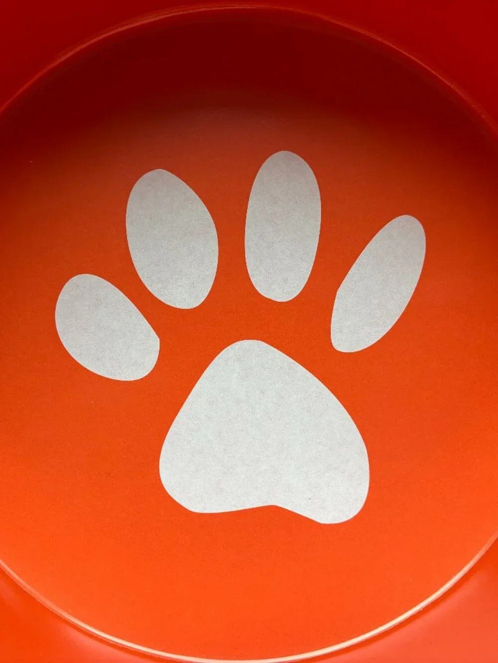 Set of orange dog bowls by Ore Originals. NWT